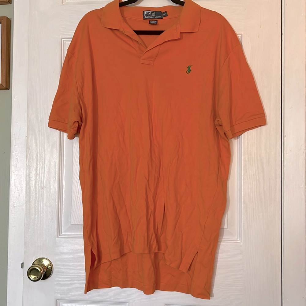 Polo by Ralph Lauren Large Orange short sleeve shirt